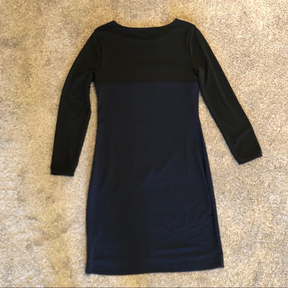 Banana Republic navy/black long sleeve dress - Picture 5 of 14